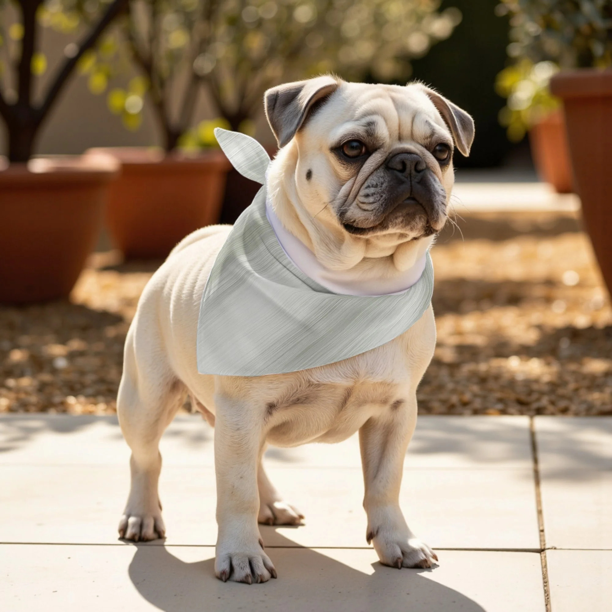 Pack de 2 bandanas pour animaux Lluc VerT