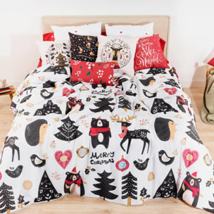 Housse de couette avec clics 100% coton Laponia 18