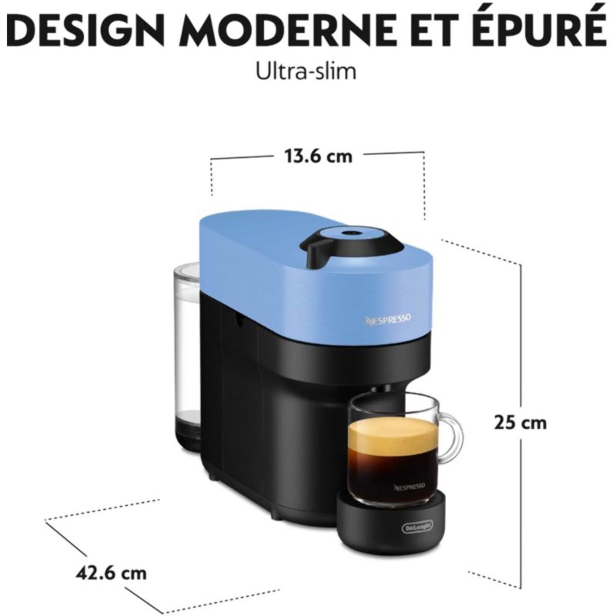 Nespresso DELONGHI NESPRESSO Vertuo pop Bleu ENV90.A