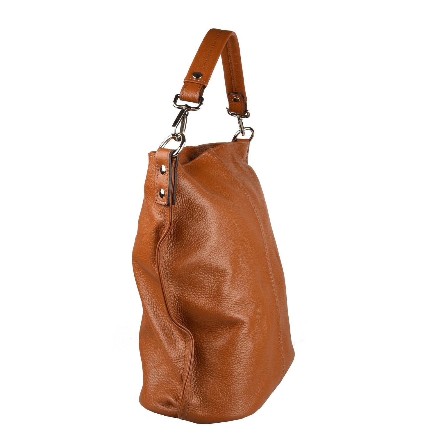Borse Donna colore Cuoio-in pelle Made in Italy L31 cm X W32 cm X H16 cmcm