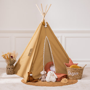 Tipi pour enfant Wapi 120x120x160cm ocre