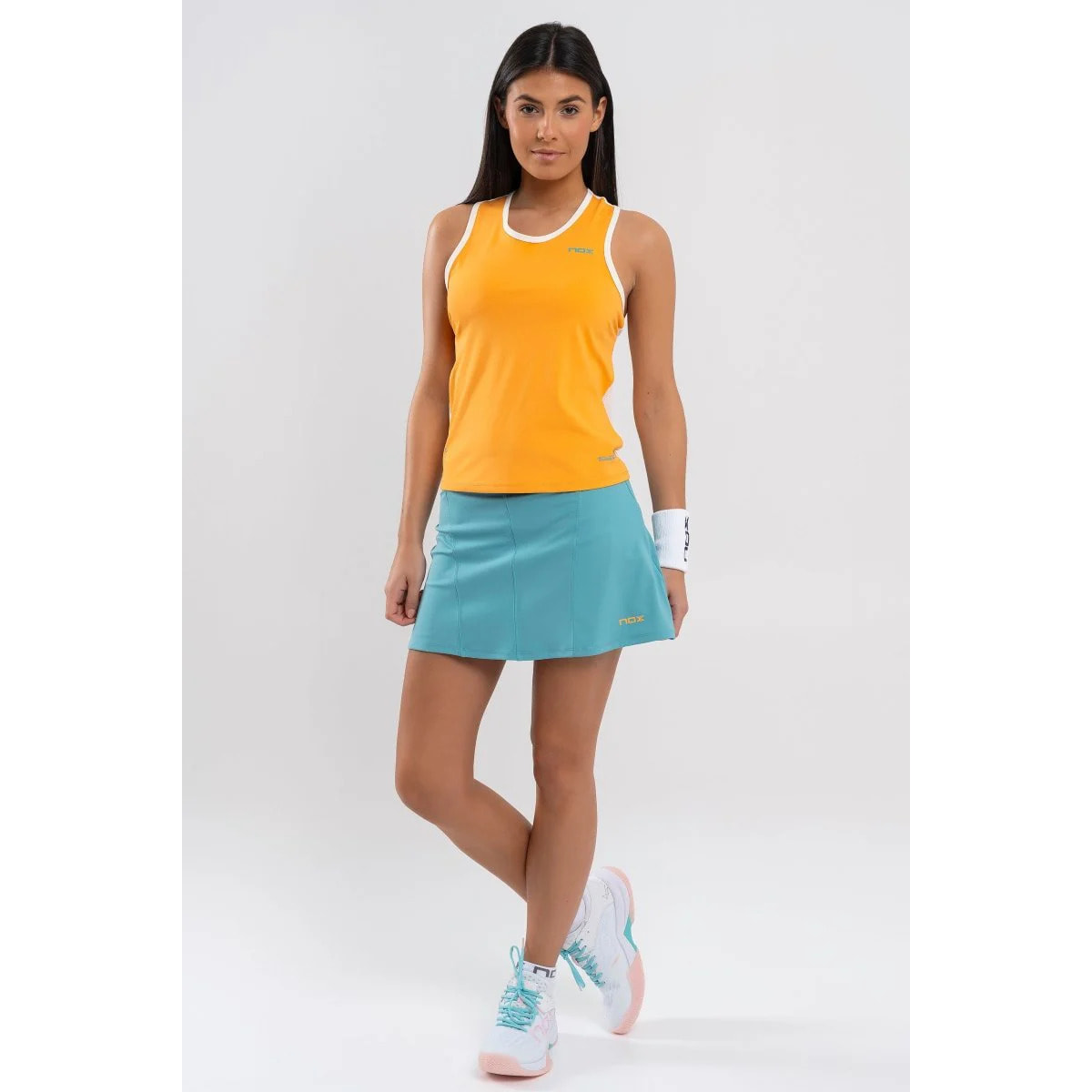 Camiseta de tirantes mujer PRO naranja