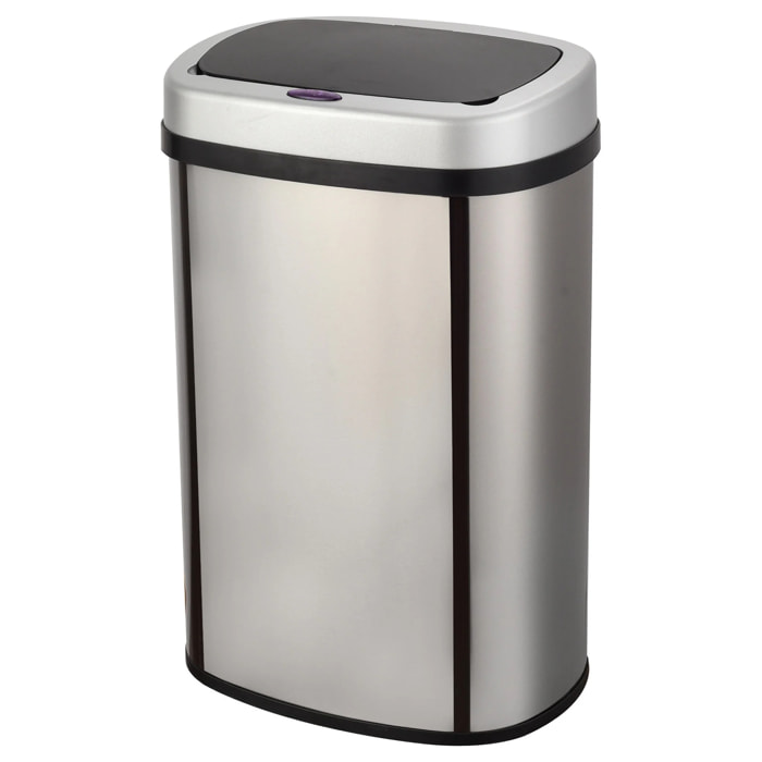 Poubelle automatique inox MAJESTIC SILVERY 58L