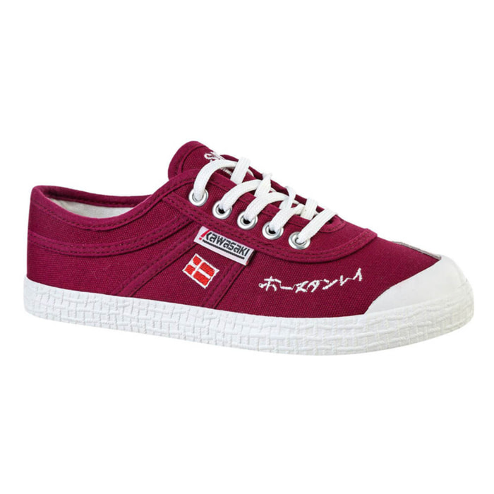 KAWASAKI Signature Canvas Shoe K202601 4055 Beet Red