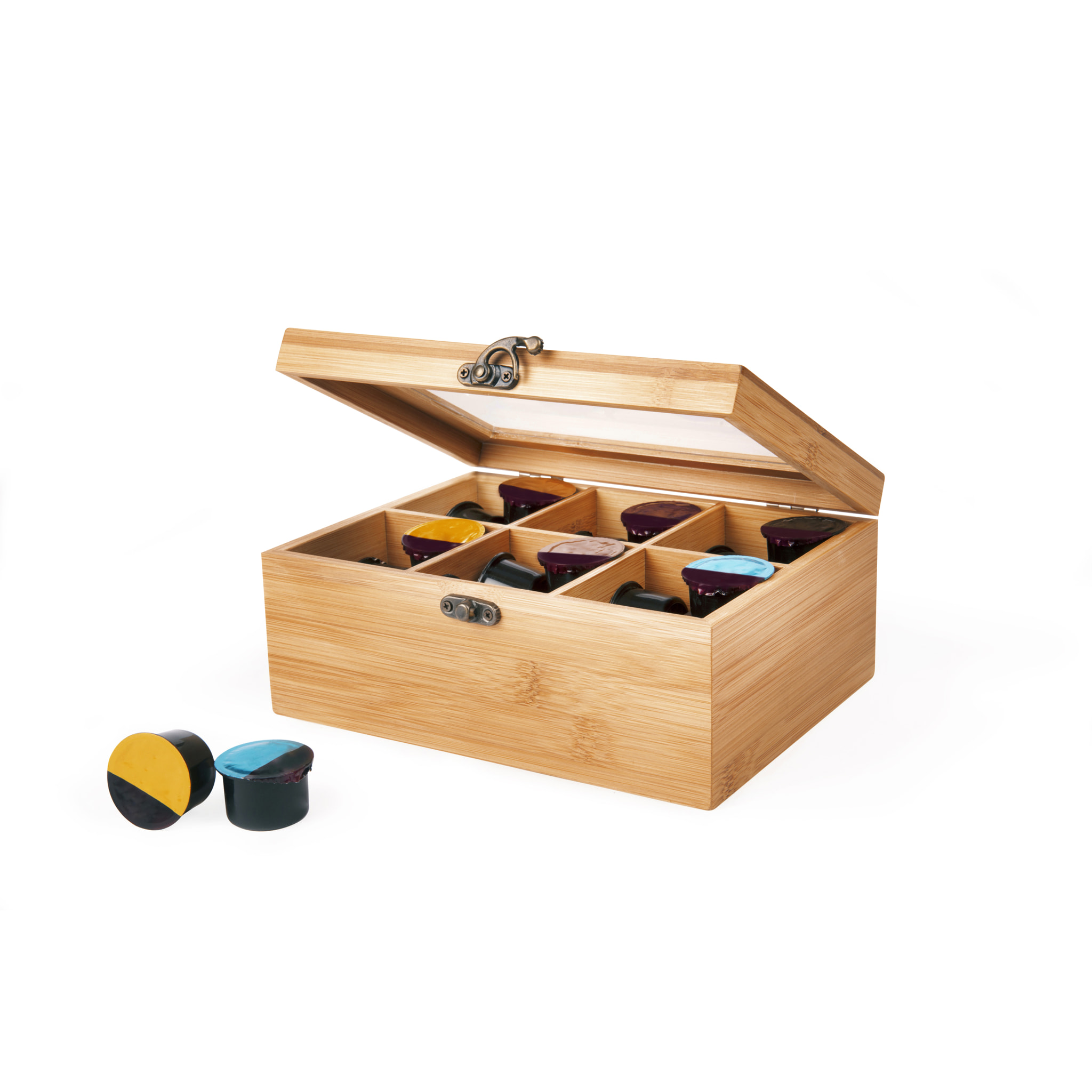 Boîte à Thé Excelsa – Eco Living, Bambou Beige