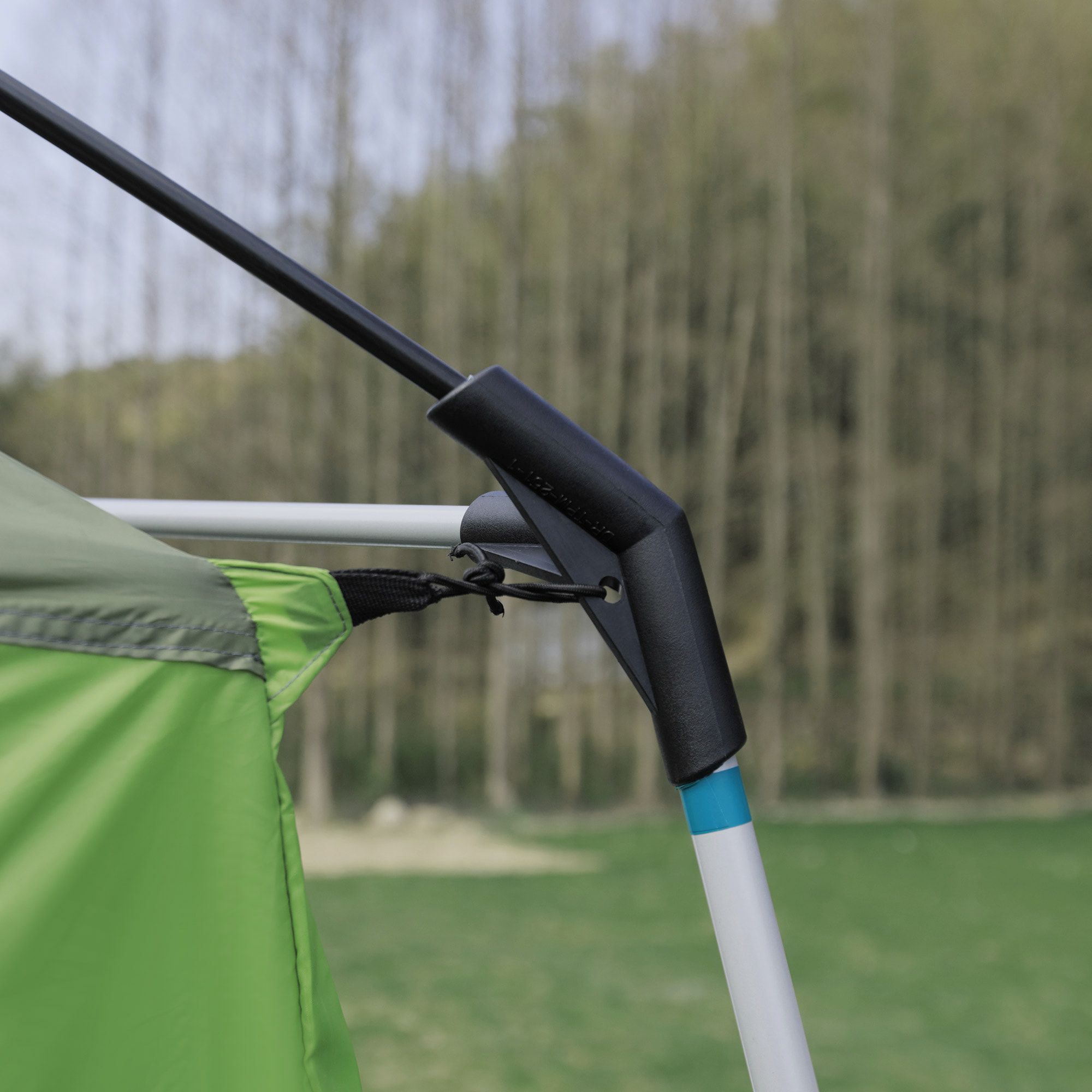 Tente de camping familiale avec porche 4 à 8 personnes sac de transport inclus vert