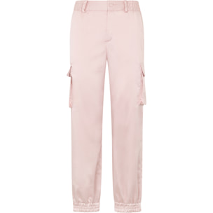 PHILIPP PLEIN Satin Cargo Fit Drawstring Trousers