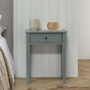 Table de chevet 1 tiroir en bois - STAN