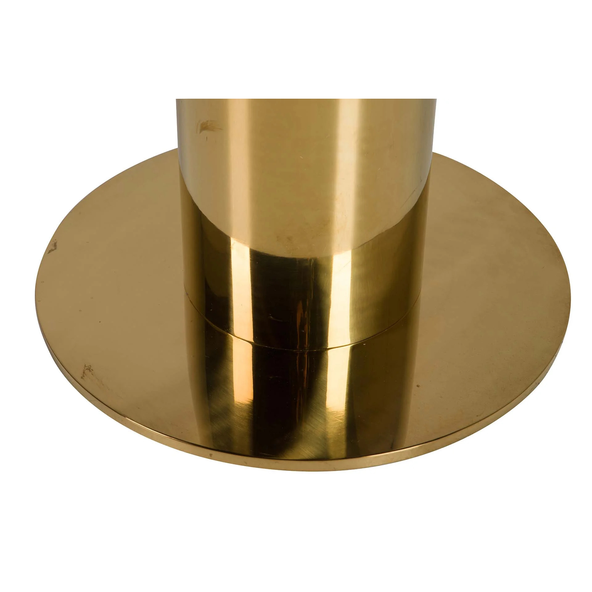 Mesas Comedor Acero Inoxidable Dorado 80x80x75 Cm