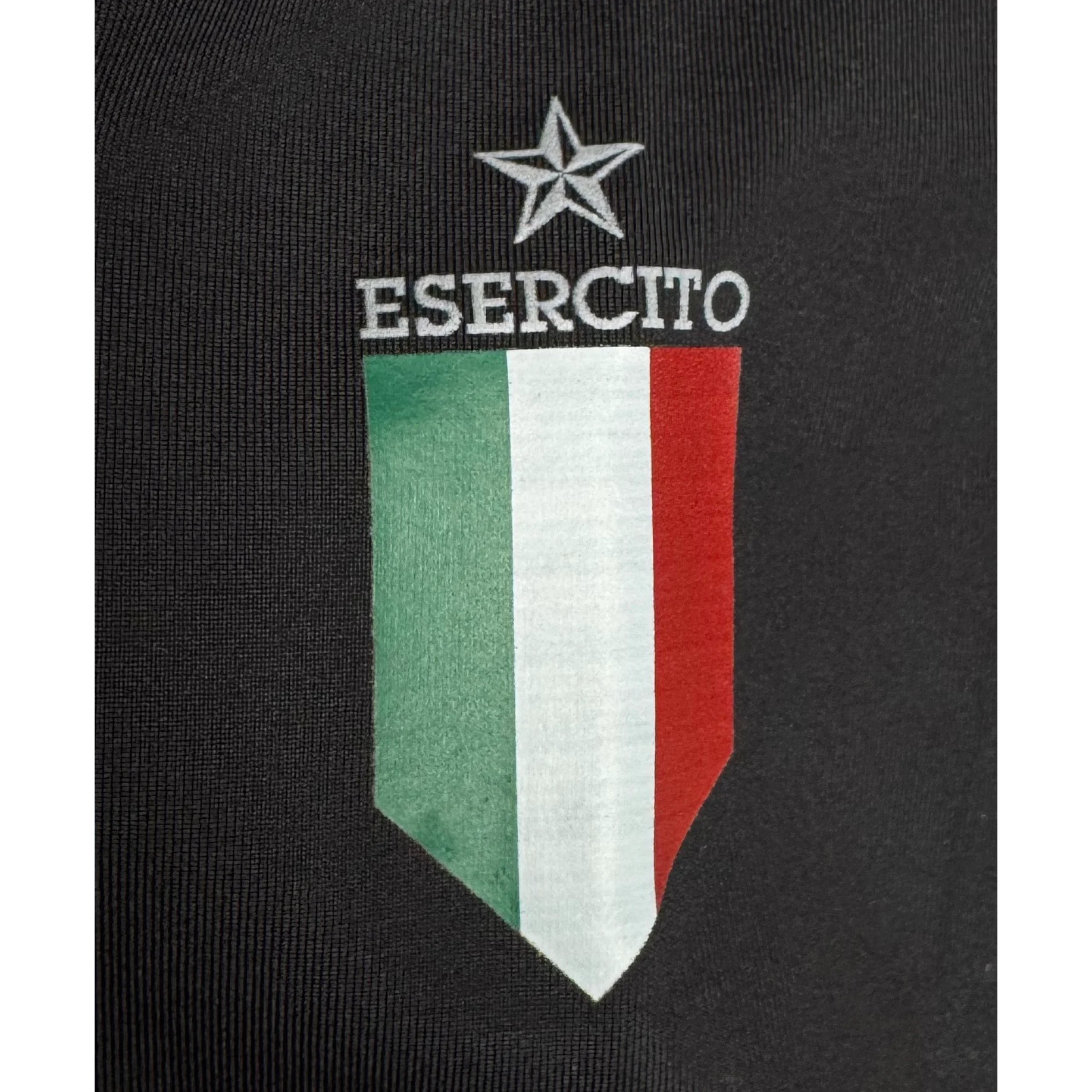 Felpa Esercito sport a maniche lunghe nera uomo
