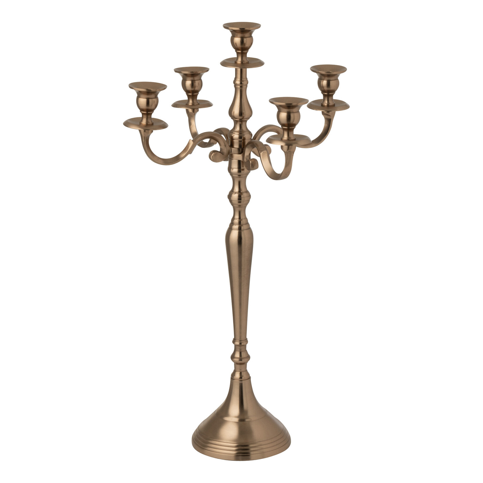 J-Line bougeoir - aluminium - couleur or rosé - small