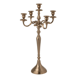 J-Line bougeoir - aluminium - couleur or rosé - small