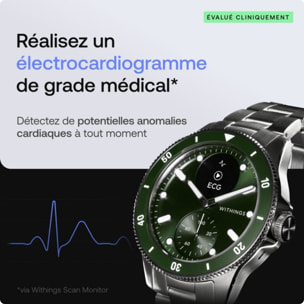 Montre santé WITHINGS Scanwatch Nova verte