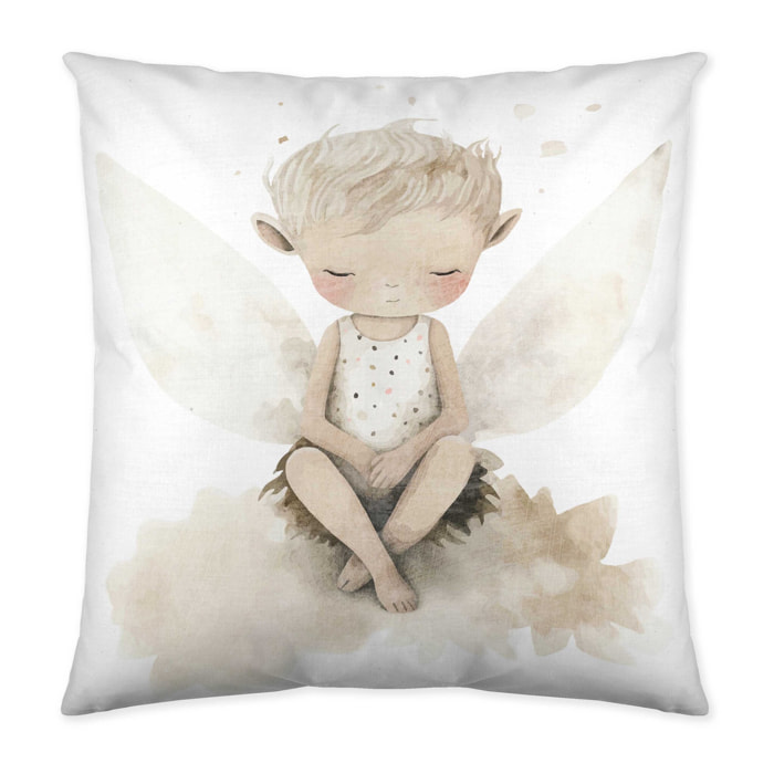 Naturals - Funda de Cojín Estampado - Con Cremallera - Sin relleno - 100% Algodón - Fala