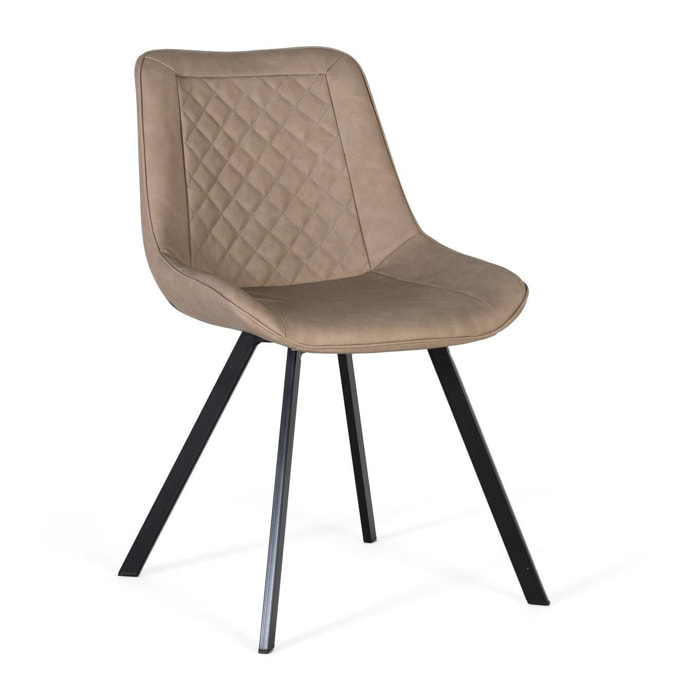 Ensemble 2 chaises - 84x52x57cm