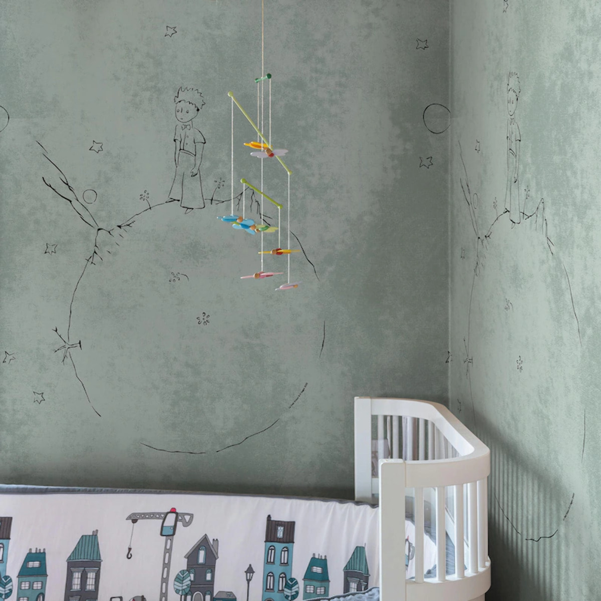 Carta da Parati Ufficiale Il Piccolo Principe Sketch Artistico