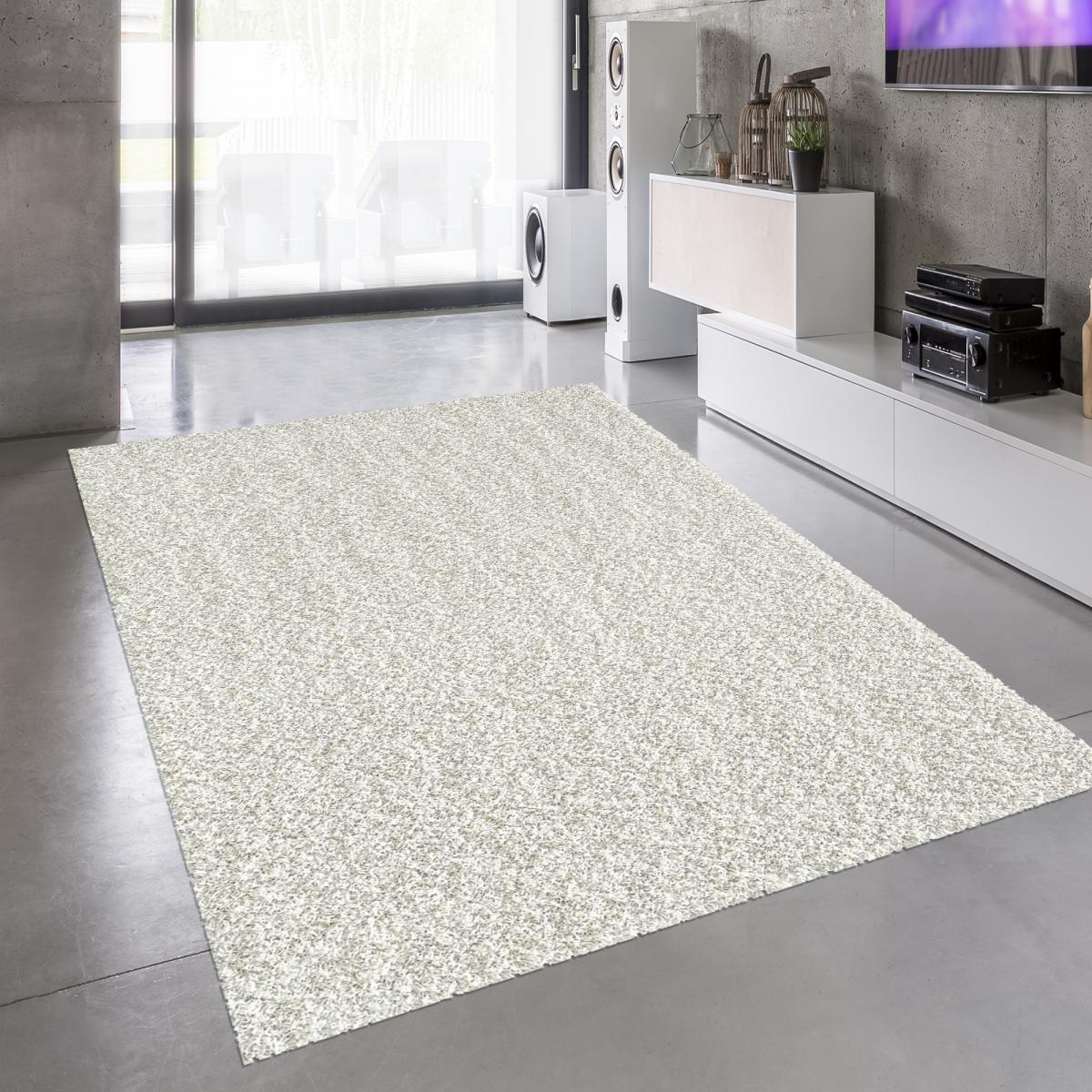 Tapis shaggy tissé motif uni DOSU