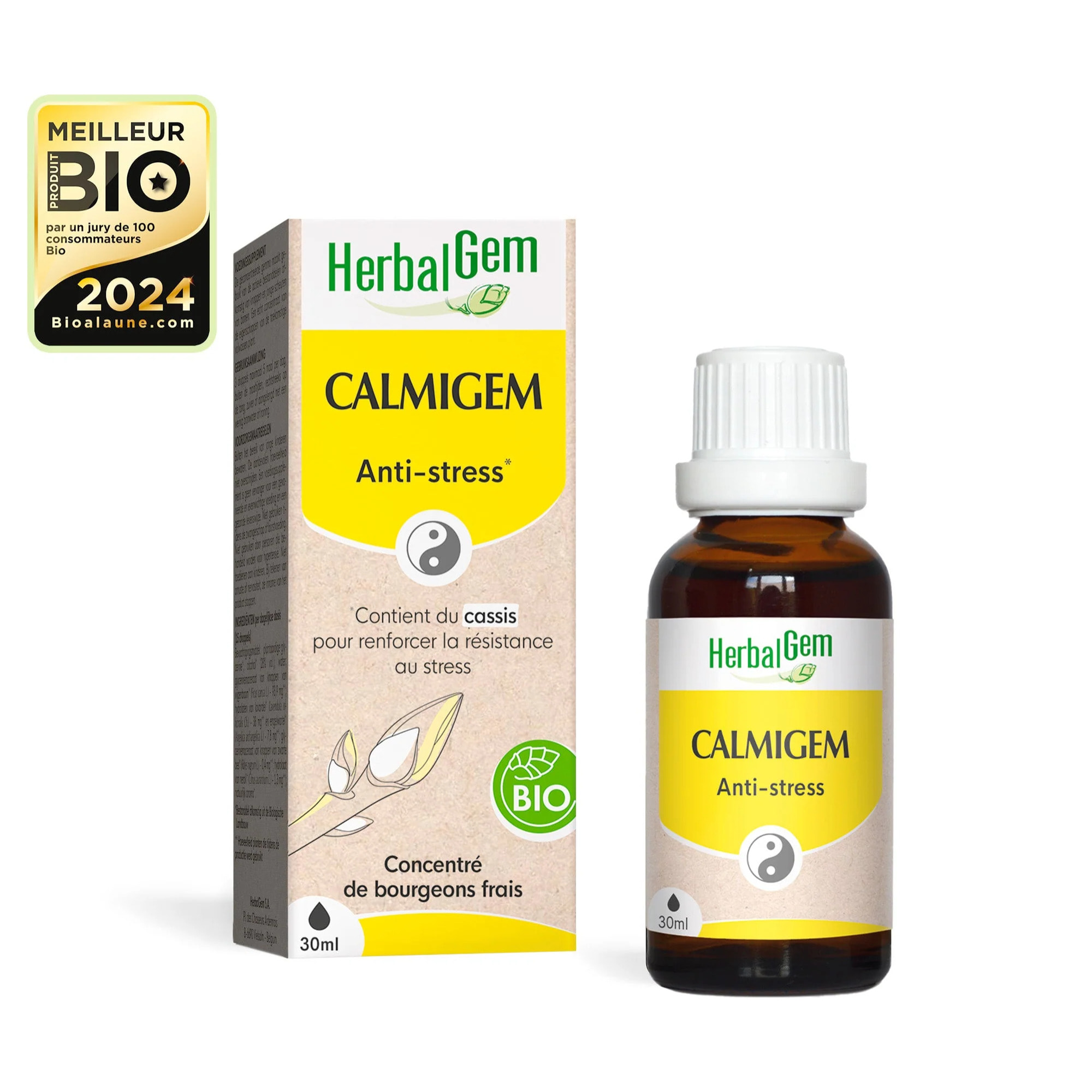Herbalgem- Calmigem - complexe anti-stress - Bio - 30 ml