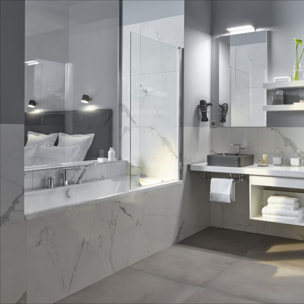 Pare-bain Struktura 1 volet pivotant chrome