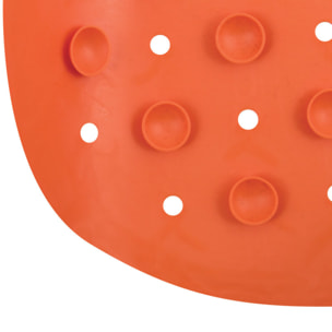 Tapis Fond de douche antidérapant Caoutchouc CLASS 54x54cm Orange MSV