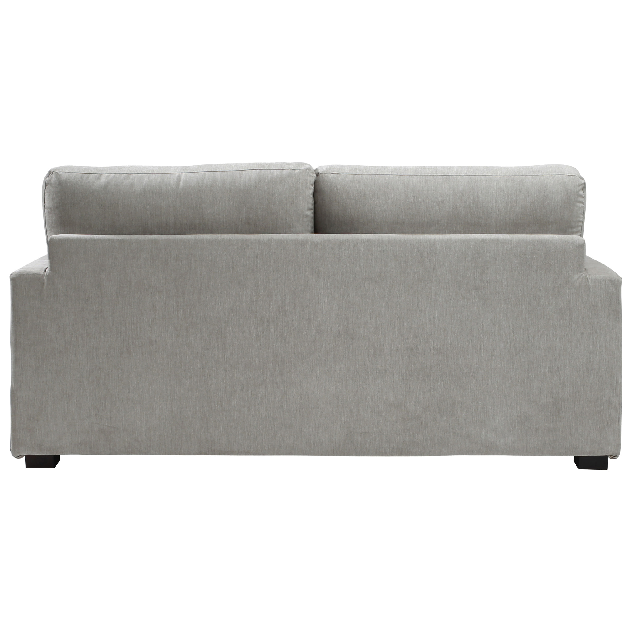 Canapé convertible 6 cm LYS 3 pl 175 cm tissu Moderne Silver - Fabriqué en France