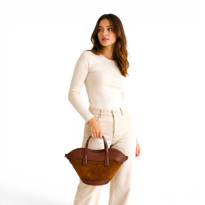 Borsa a Mano Cheval Firenze Miranda Mini F/W Marrone