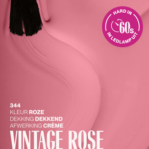 Vernis semi-permanent - 344 Vintage Rose - 15 ml