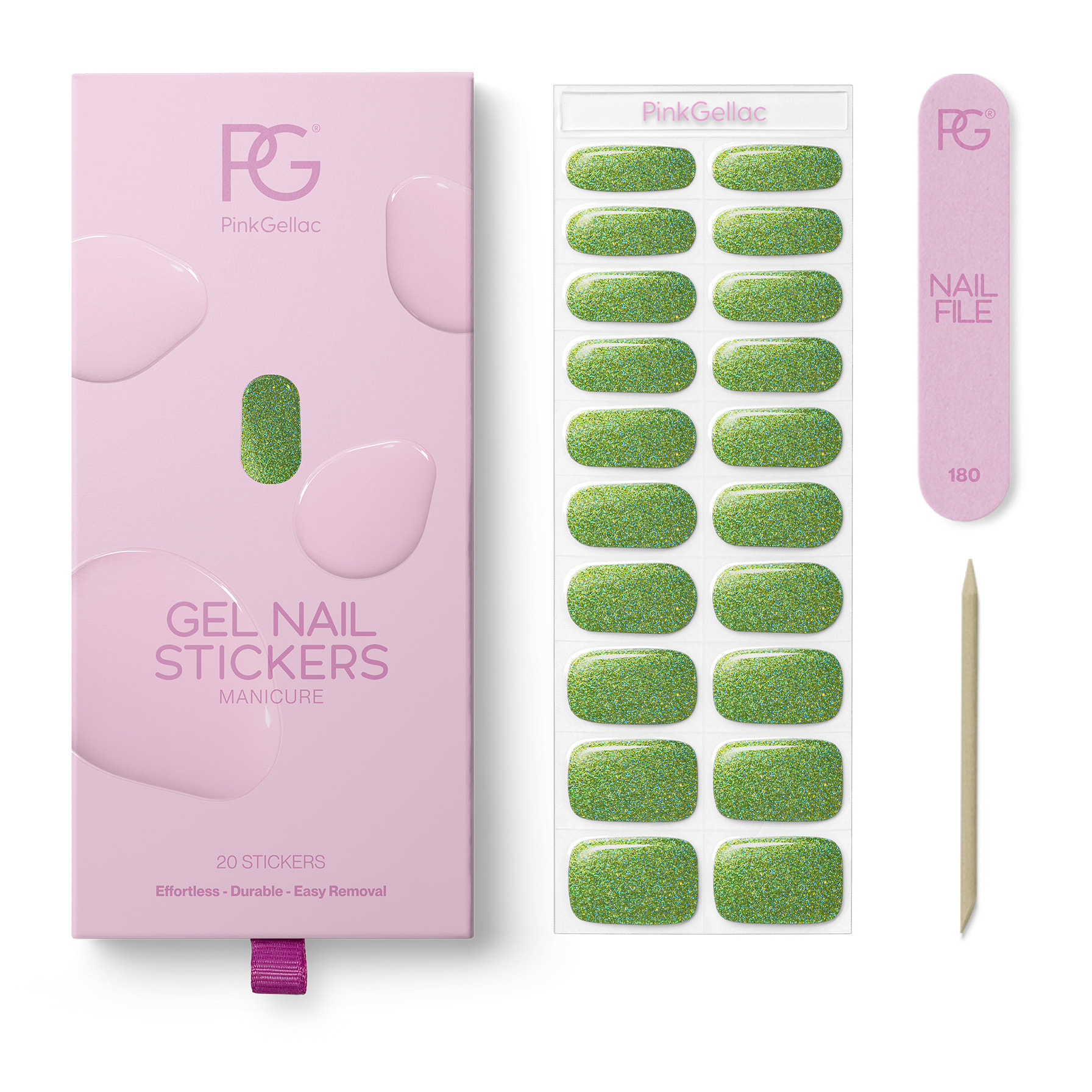 Stickers gel - 0035 Sparkling Green