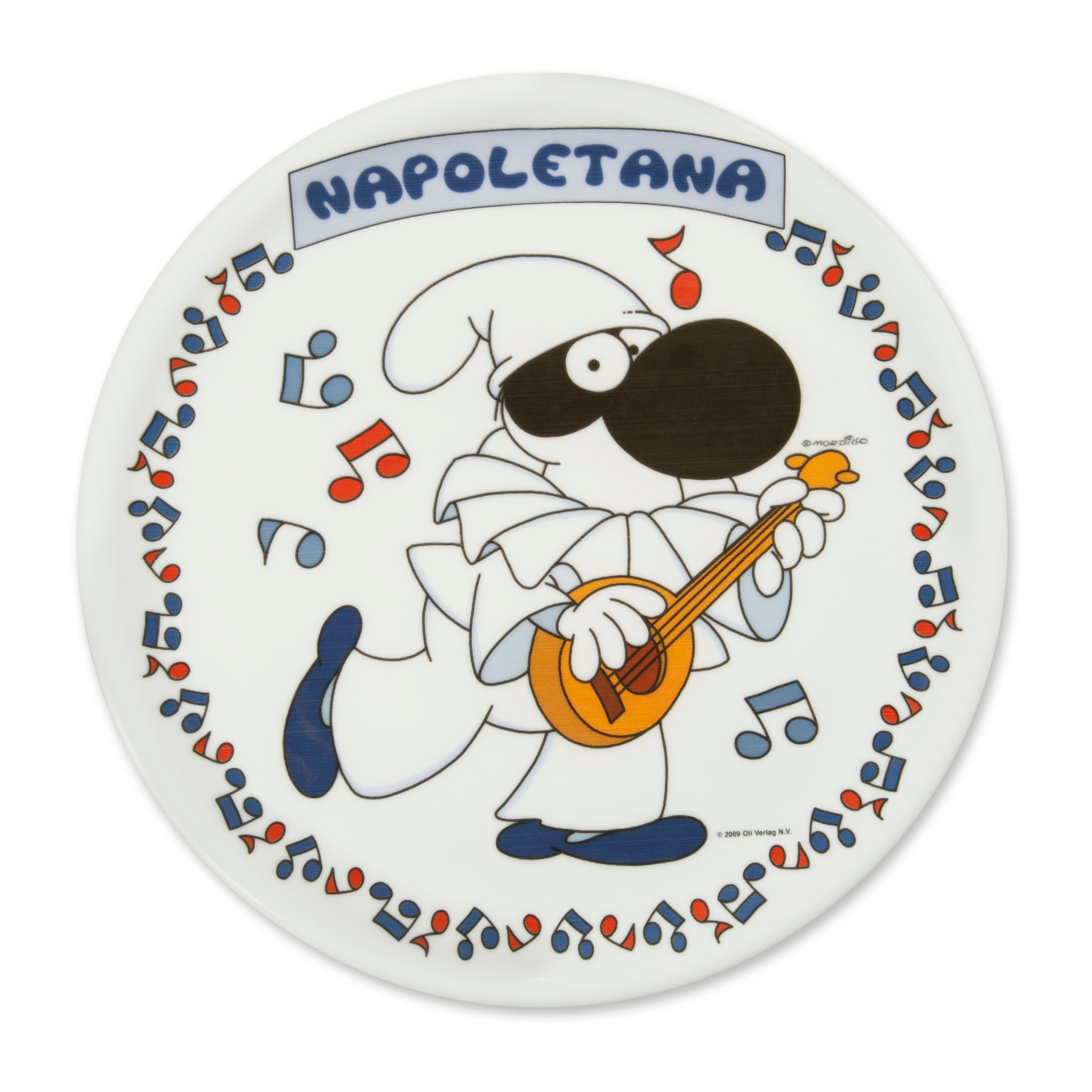 Set 6 Piatti Pizza Excelsa – Mordillo, Porcellana Multicolore