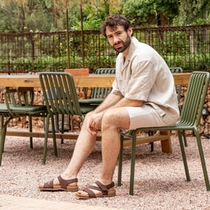 Sandalias N5860 PLEASANT WOOD / TABERNAS color Wood