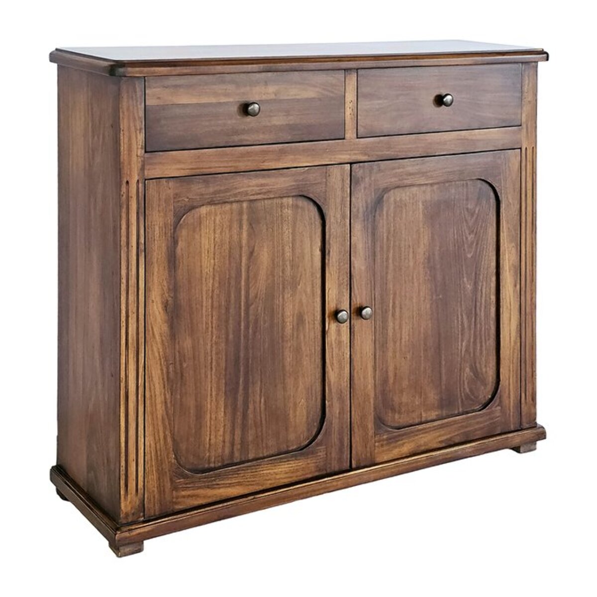 Buffet Madeira -bois massif de peuplier-couleur amer 110 x 95 x 35 cm