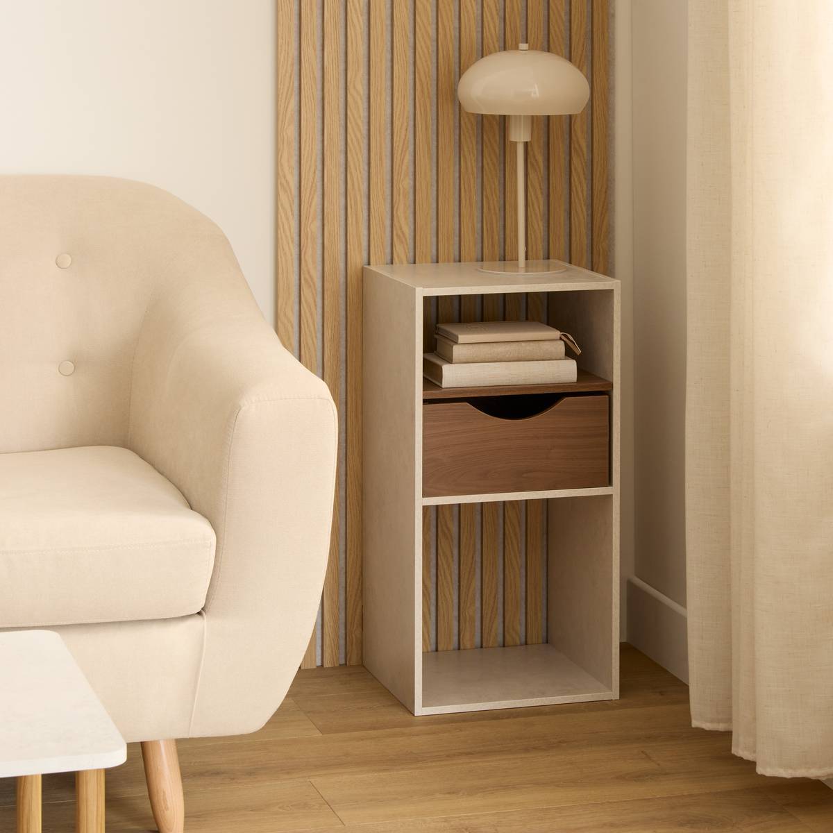 Étagère Mix'N Modul 2 cases rectangulaire beige