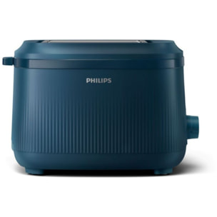 Grille-pain PHILIPS HD2511/70 Toaster bleu Série 3000, 2 fentes, 900W