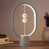Lampada equilibrio con interruttore magnetico Magilum InnovaGoods - bianco - 14x24,8x5,5 cm