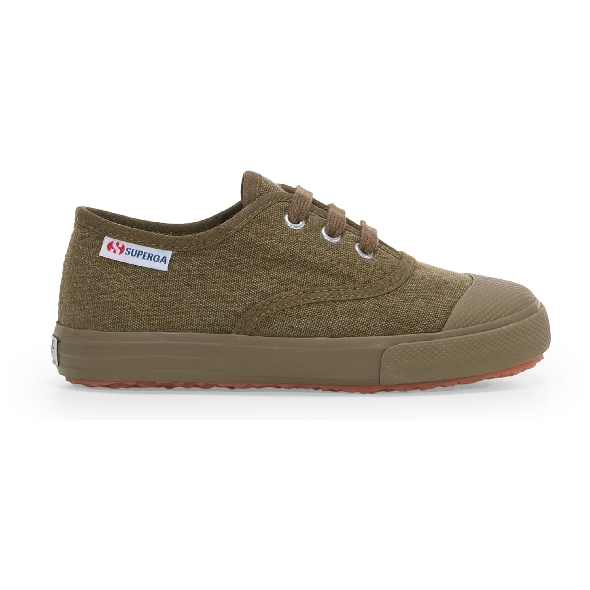 Superga - Sneakers Bambino/a Verde - 2118 KIDS COTTON STONE WASH