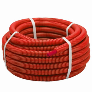 Tube PER gainé rouge NOYON & THIEBAULT - Ø 12 - L 25 m - R1812-25