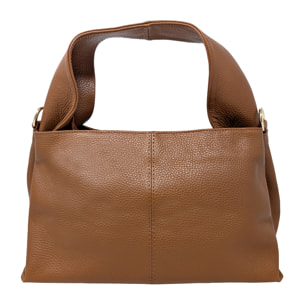 Borsa a Mano in Vera Pelle Dollaro Made in Italy