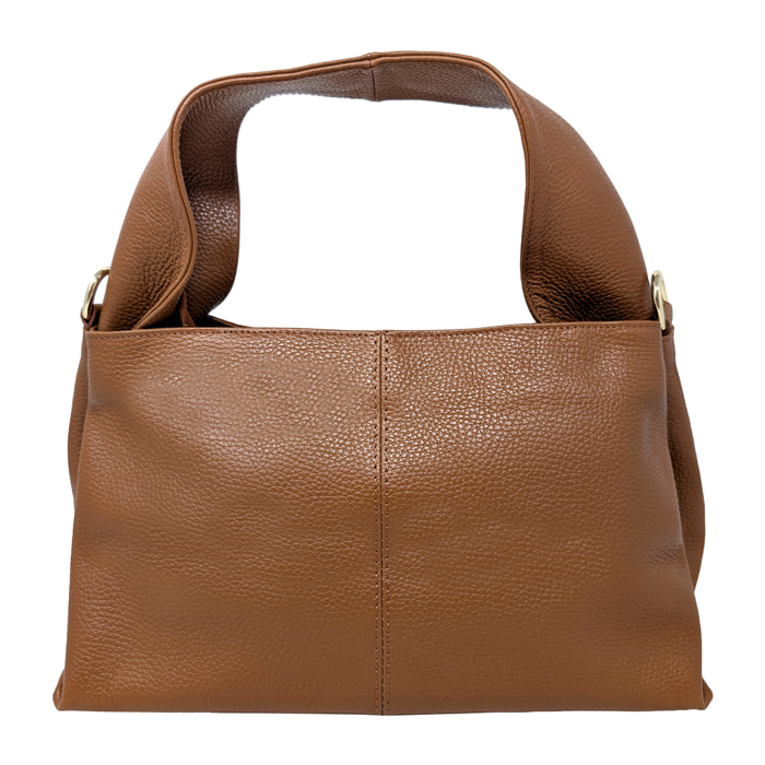 Borsa a Mano in Vera Pelle Dollaro Made in Italy