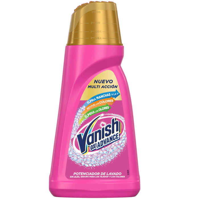 Vanish Oxi Advance Quitamanchas para la Ropa, elimina olores, potenciador de Lavado en gel - 750 ml