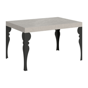 Tavolo allungabile 90x140/400 cm Paxon cashmere gambe antracite