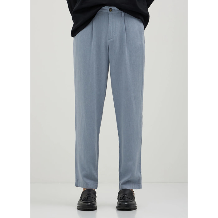 Pantalone chino in lino