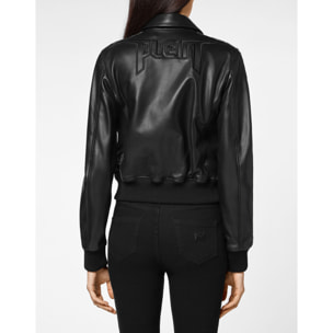 PHILIPP PLEIN Leather Bomber