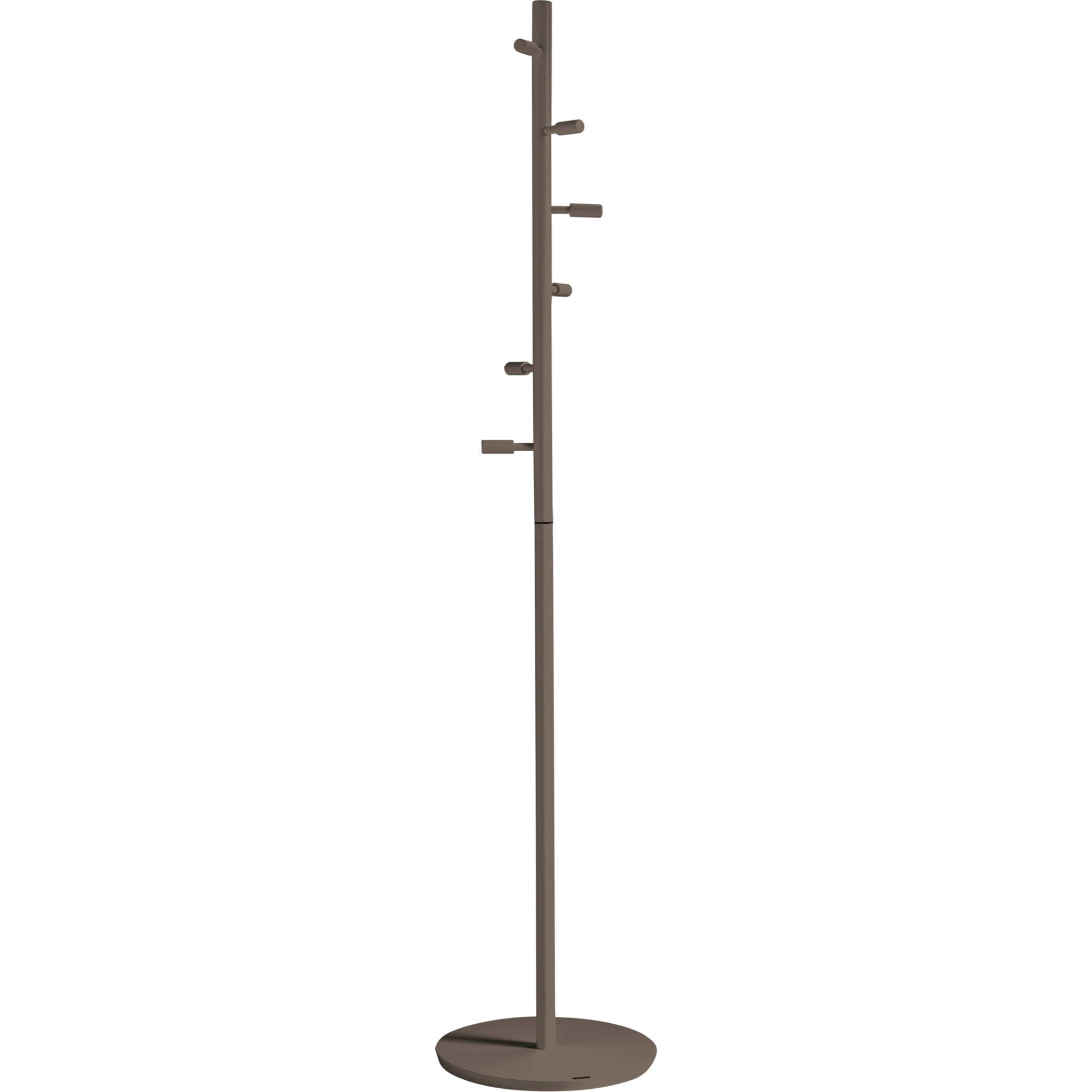 Perchero Espiral madera haya moka 182x37x37 cm