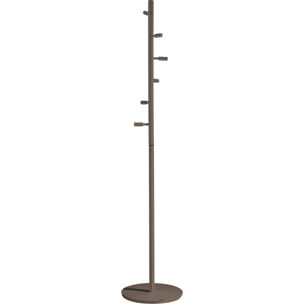 Perchero Espiral madera haya moka 182x37x37 cm