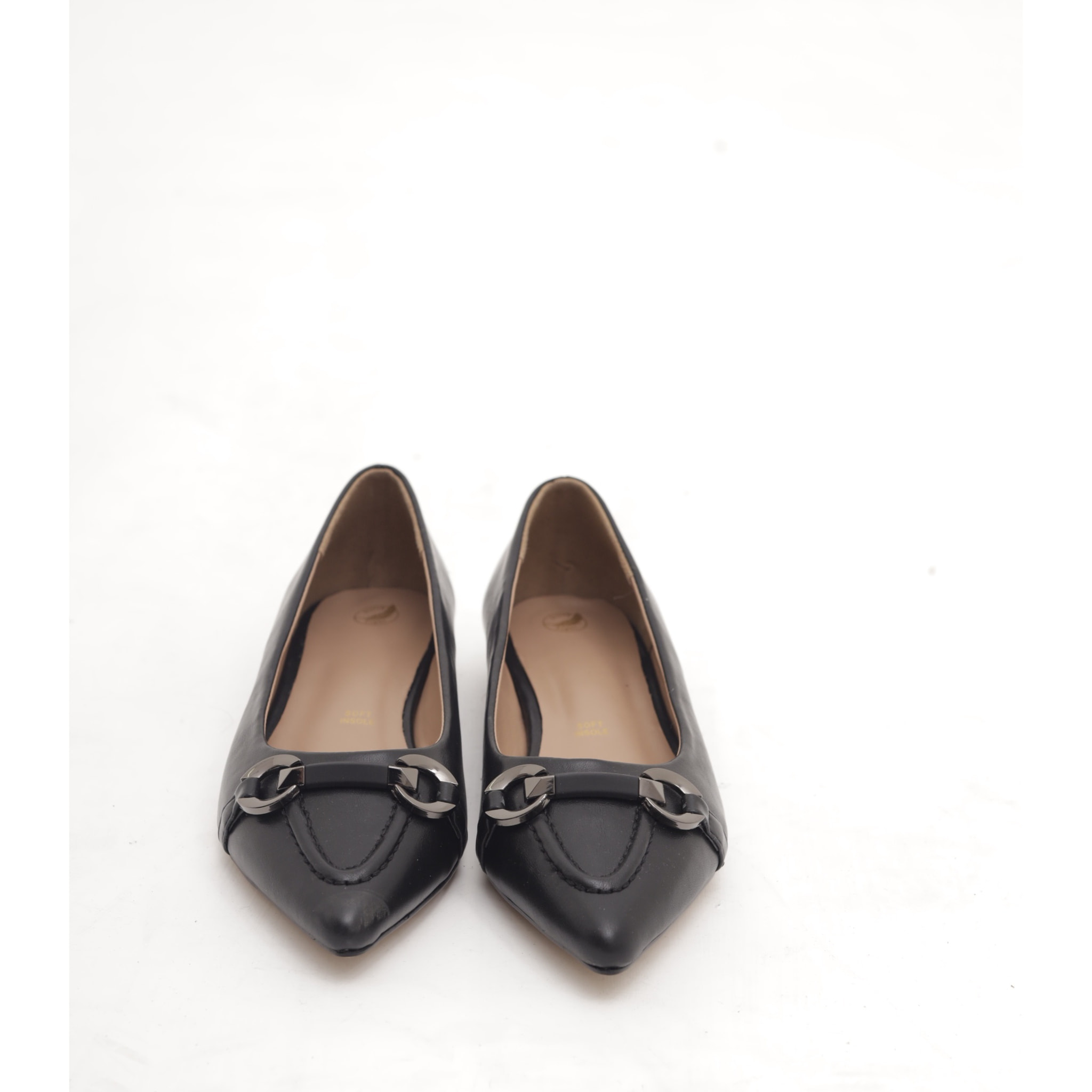 DECOLLETE FLAT MORSETTO NERO