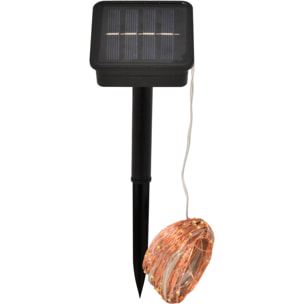 OMEGA Striscia led ad energia solare 12 mt 6w 3000k ip44
