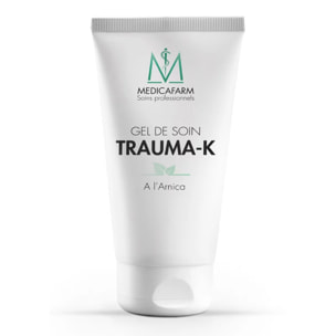 MEDICAFARM - Gel de soin TRAUMA-K à l'arnica - Effet décongestionnant et apaisant - Participe à résorber les oedèmes et les hématomes - Sans parabène - 125 ml