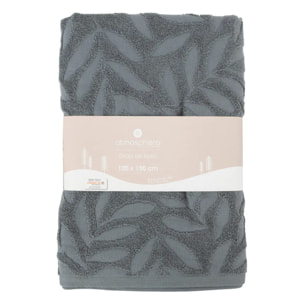 Drap de bain "Sea View" coton gris ardoise 100x150cm