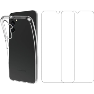 Pack ESSENTIELB Samsung A15 5G coque + verre trempé