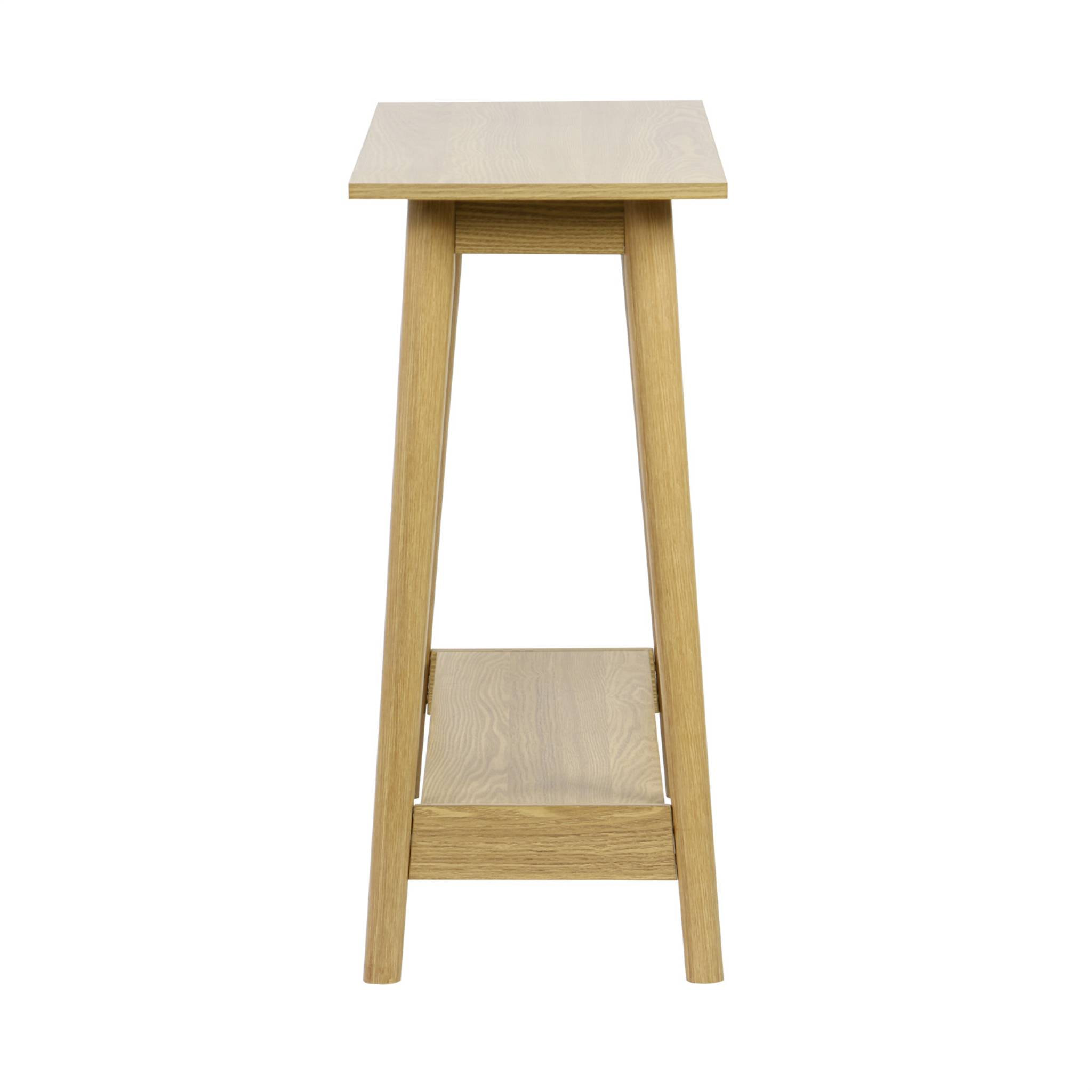 Console scandinave effet frêne. 1 étagère